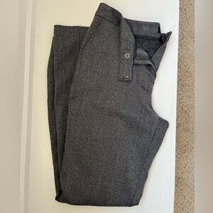 Jones New York Heather Gray Straight Leg Pants